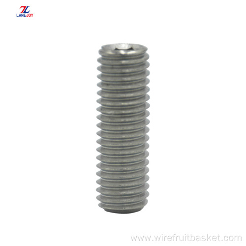 DIN916 stainless steel hexagon machine screw headless screw